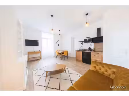appartement 2 pièces meublé 45 m² – centre-ville & gare