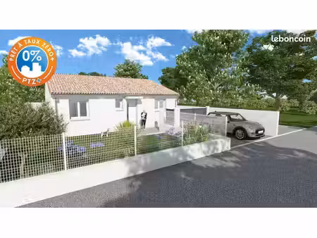 projet de construction d'une maison 82 m² avec terrain à courthezon (84)