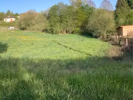 terrain à bâtir 2217 m² – masléon – cu ok – 22 000