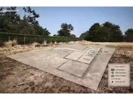 terrain 825 m² chiré-en-montreuil