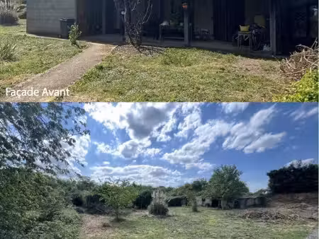 • poitiers proche aeroport maison plain pied 3 chambres de 135 m2 a renover avec terrain d