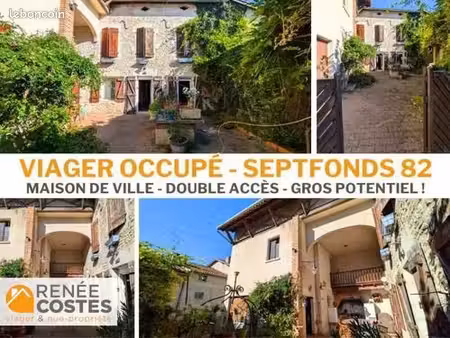 maison de village en viager 5 pièces 143 m²