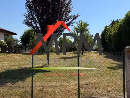 terrain 880 m² pont de veyle