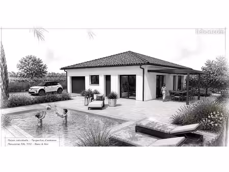 projet de construction d'une maison 87 m² avec terrain à perrex (01)