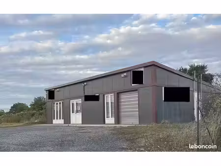 local 140 m² + terrain 1 336 m² – zone d'activités – ailly-sur-noye