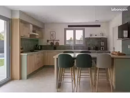 projet de construction d'une maison 60 m² avec terrain à saint-martin-le-chatel (01)