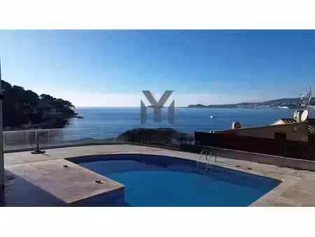 villa pleine vue mer et acces privé à la plage - sanary