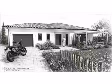 projet de construction d'une maison 88 m² avec terrain à attignat (01)