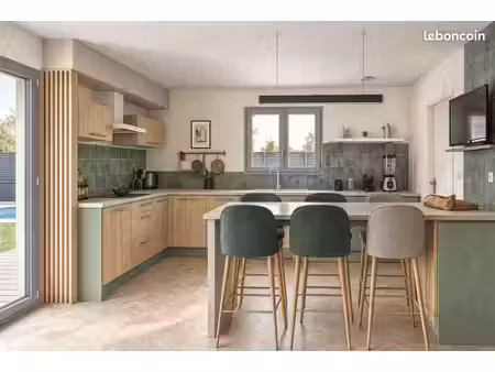 projet de construction d'une maison 61 m² avec terrain à beligneux (01)