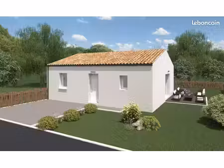 maison 2 chambres sur un terrain de 690 m² à monsireigne