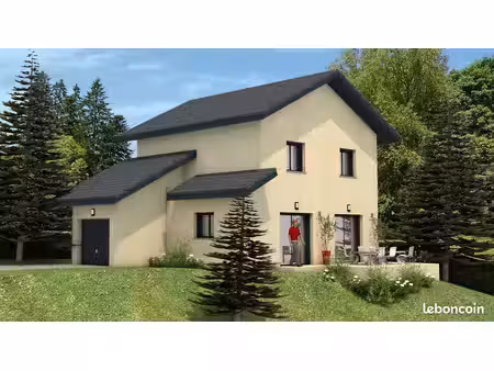 projet de construction d'une maison 90 m² avec terrain à thoiry (01)