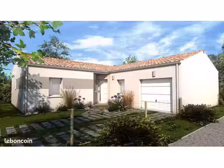 maison 3 chambres sur un terrain de 416 m² à mache