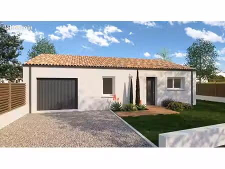 projet de construction d'une maison 72.8 m² avec terrain à sallertaine (85)