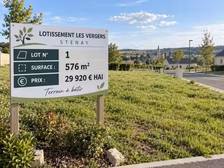 terrain constructible neuf à vendre