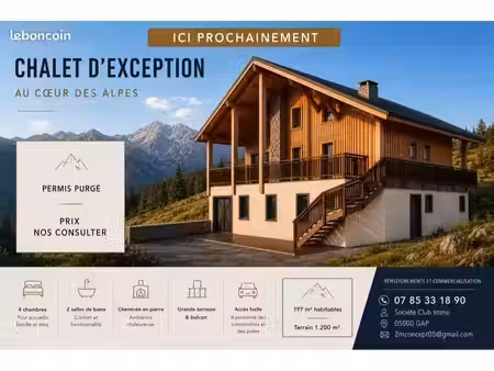 chalet à rénover