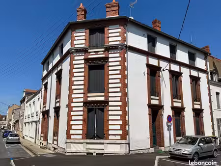 immeuble 400 m² montluçon pour investissement locatif (6 appartements)