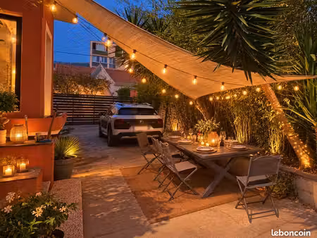 rez-de-villa 106m2 - jardin - 2 garages