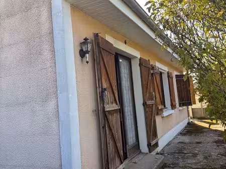 vente maison avec cours