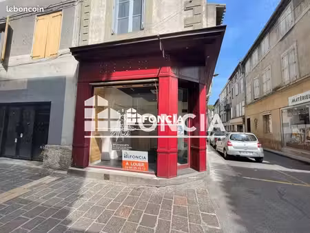 local commercial 3 pièces à louer 550 - carcassonne 11000