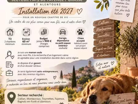 ? recherche location t3 – installation été 2027 ?