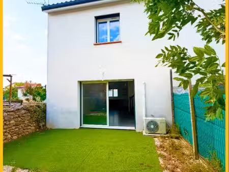 charmante maison mitoyenne t4 de 2016 avec parking et jardinet