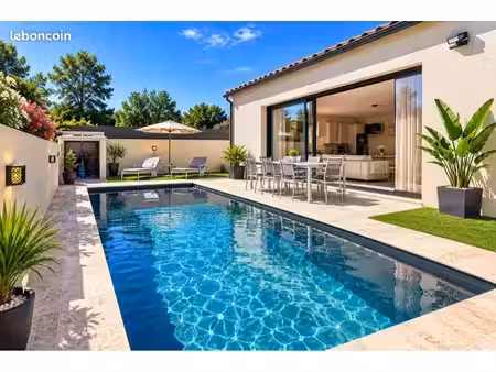 villa 2025 plein pied avec piscine -3 chambres
