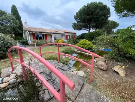 viager occupé carcassonne - homme 80 ans - maison t4 plain-pied  terrain 2644m² - bouquet 