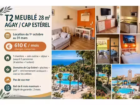location meublé bail 6 mois