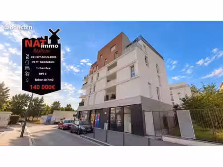 appartement 2 pièces 39 m²