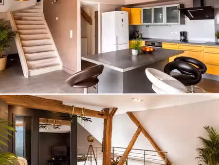 ( urgent / départ ) superbe loft de caractère 130 m² – proche château  parquet chêne massi