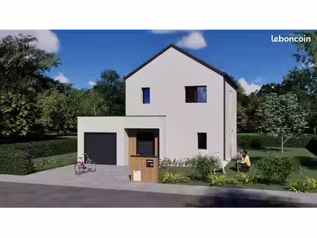 maison neuve 3ch + terrain viabilisé erbrée
