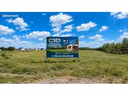 terrain 596 m² sorigny