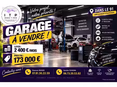 garage automobile  garage 420 m² athis-mons