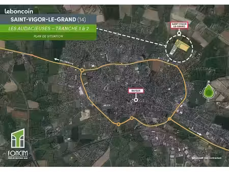 terrain 494 m² saint vigor le grand