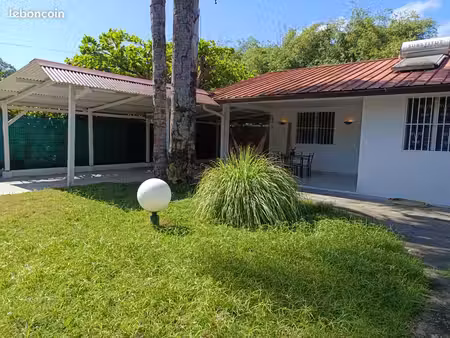 à louer – belle villa t3 meublée – rémire-montjoly – 1 600 / mois