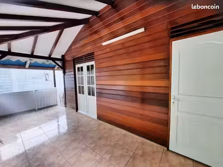 chalet individuel bois rouge