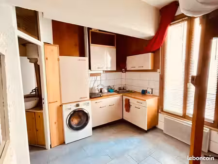 studio 15 69 m² avec mezzanine  2 90 m sous plafond  cave — rer a à 3 min