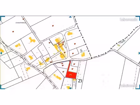 terrain jonzac 1235m²