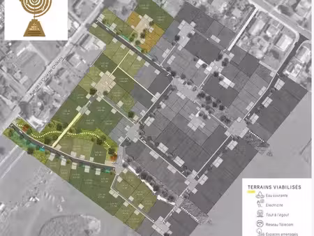 terrain à bâtir de 509 m2 au prix de 60571 à le gua (17)