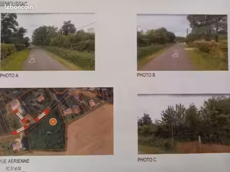 a vendre terrain constructible