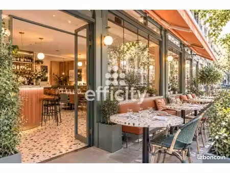 fonds de commerce restaurant  brasserie 130 m²