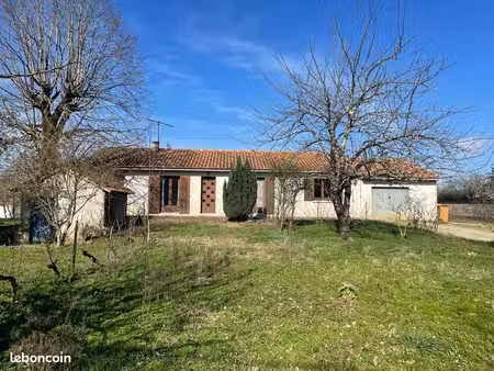 à vendre – pavillon 126 m² à claix (16440) 6 pièces