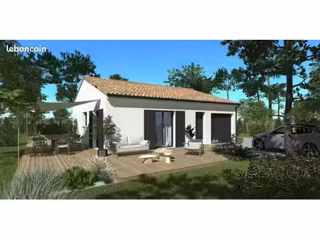 projet de construction d'une maison 60m²+ garage avec terrain à medis (17)