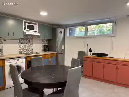 studio meublé de 24 m2 en rez de jardin à choisy-le-roi