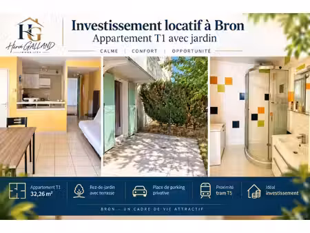 appartement à vendre 1 pièces bron (69)