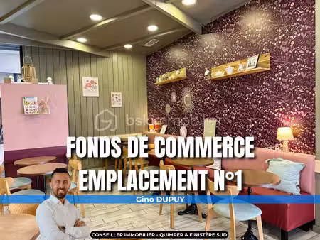 fonds de commerce 118 m² – restauration rapide / boulangerie / snacking – quimper