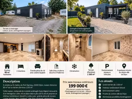 maison  habitations rénover sur terrain