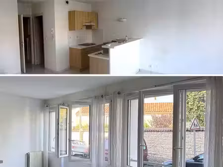 t2 meublé en rez-de-chaussée avec cour  cœur de ville