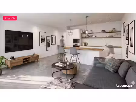 appartement 3 pièces 77 m²