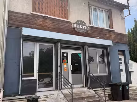 à vendre - fonds de commerce de restauration avec f3 loué et grande cour 70000